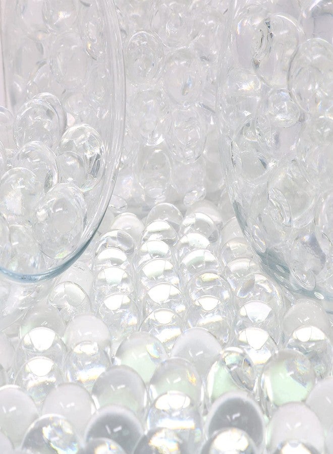 Jacisk Clear Water Beads 50000 Pcs Clear Water Gel Jelly Balls Vase Filler Beads,Vase Fillers for Floating Pearls, Floating Candle Making, Wedding Centerpiece, Floral Arrangement (Transparent) - Image 3